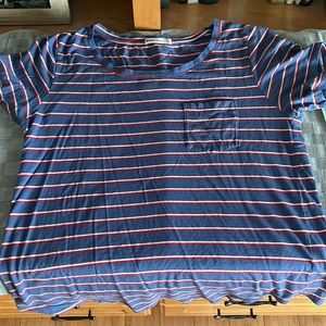 Marine layer striped pocket tee